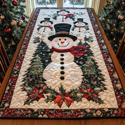 Holiday Glow Quilted Table Runner NCU0DDK1341