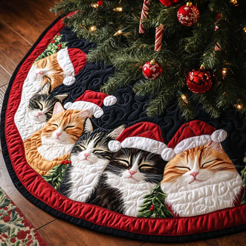 Holiday Hisser Christmas Quilted Tree Skirt NCU0NNT2223