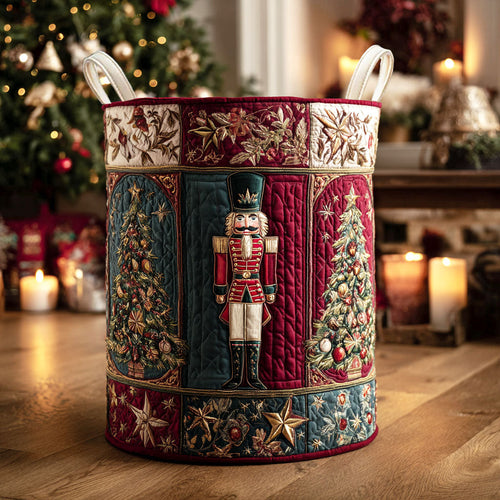 Holiday Keeper Quilted Laundry Basket NCU0NTV761