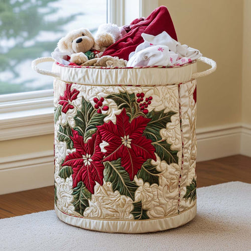 Holiday Magic Quilted Laundry Basket NCU0NNT1566