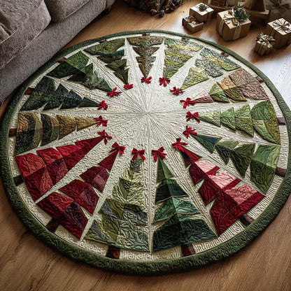Holiday Magic Quilted Round Mat NCU0NNT2052