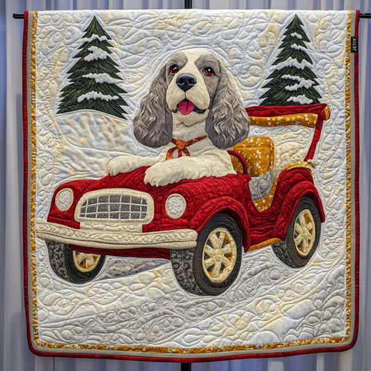 Holiday Pooch Parade Quilted Blanket NCU0PT2175