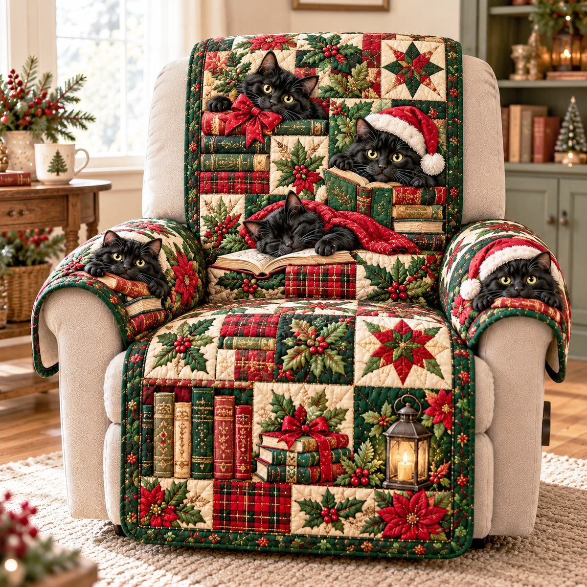 Holiday Reader Quilted Sofa Cover NCU0NTD2413