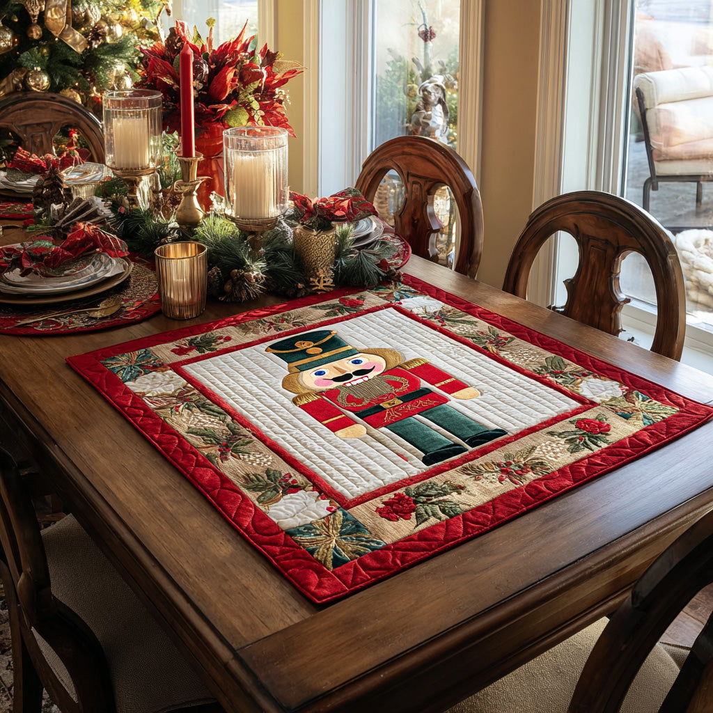 Holiday Soldier Quilted Table Topper NCU0DV928