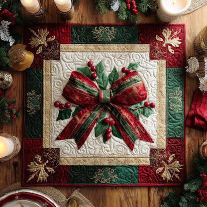 Holiday Spirit Quilted Table Topper NCU0NTV103