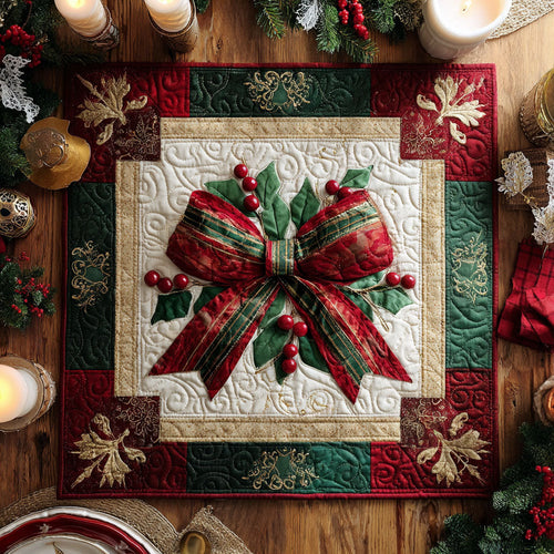 Holiday Spirit Quilted Table Topper NCU0NTV103