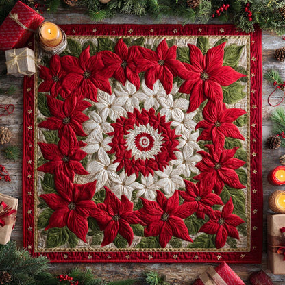Holiday Starburst Quilted Table Topper NCU0NXD228