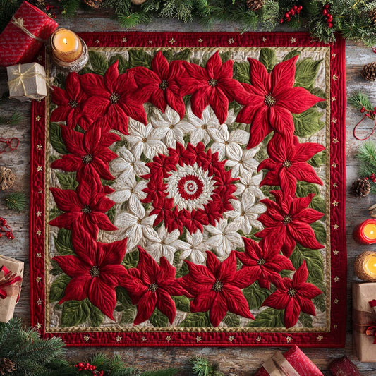 Holiday Starburst Quilted Table Topper NCU0NXD228