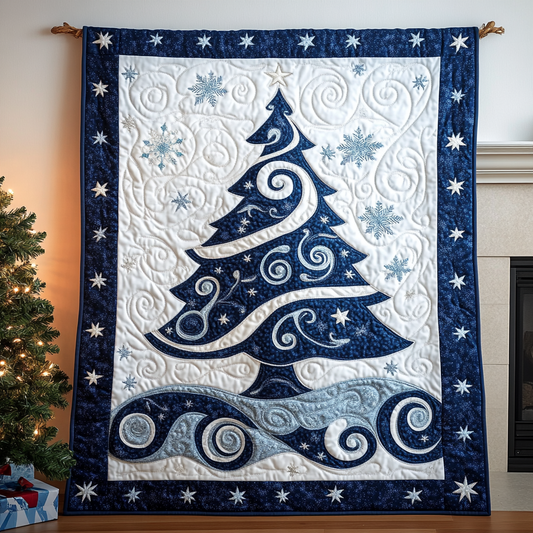 Holiday Starry Quilted Blanket NCU0TL1526