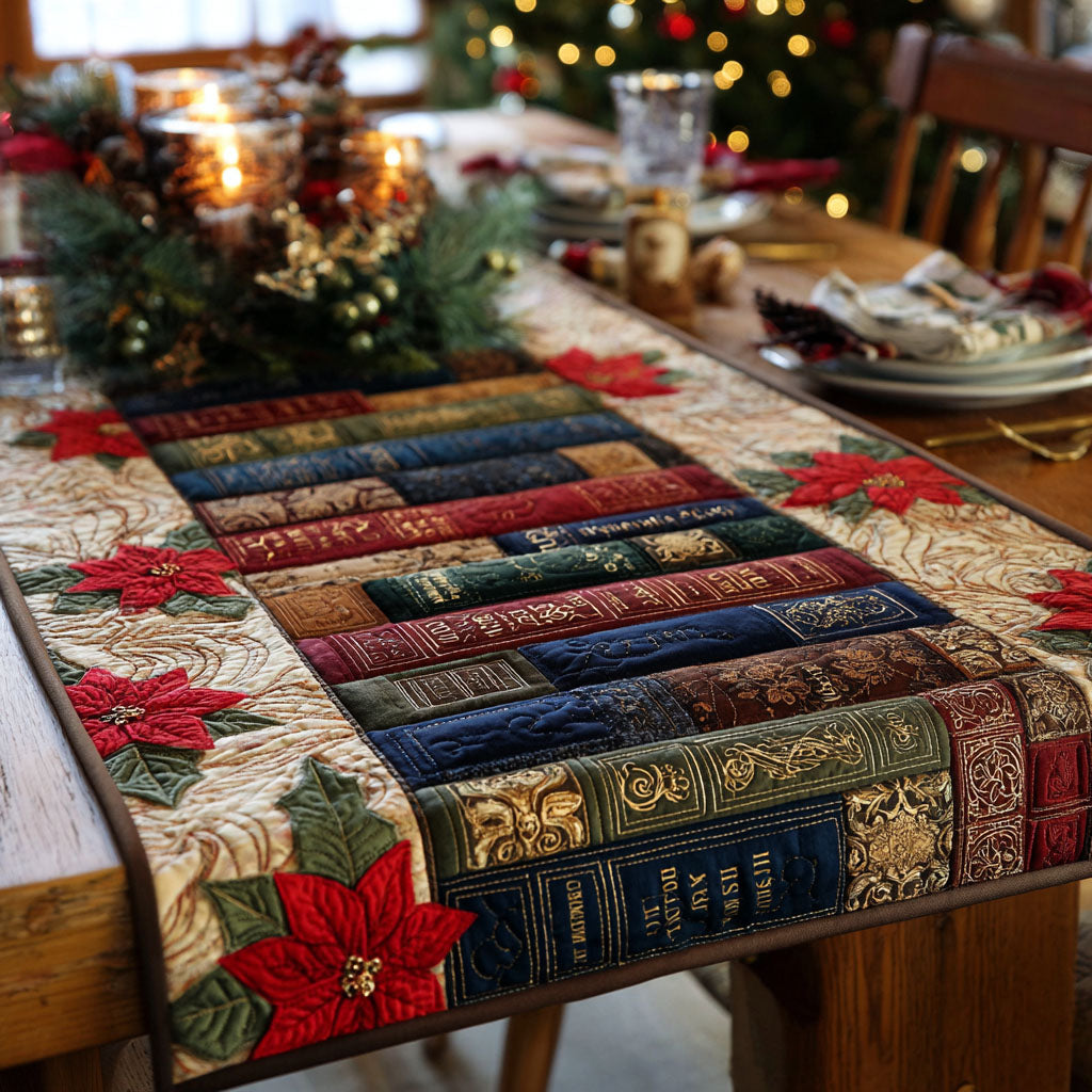 Holiday Tomescape Quilted Table Runner NCU0NTV802