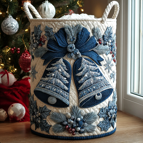 Holly Bell Quilted Laundry Basket NCU0DDK1178