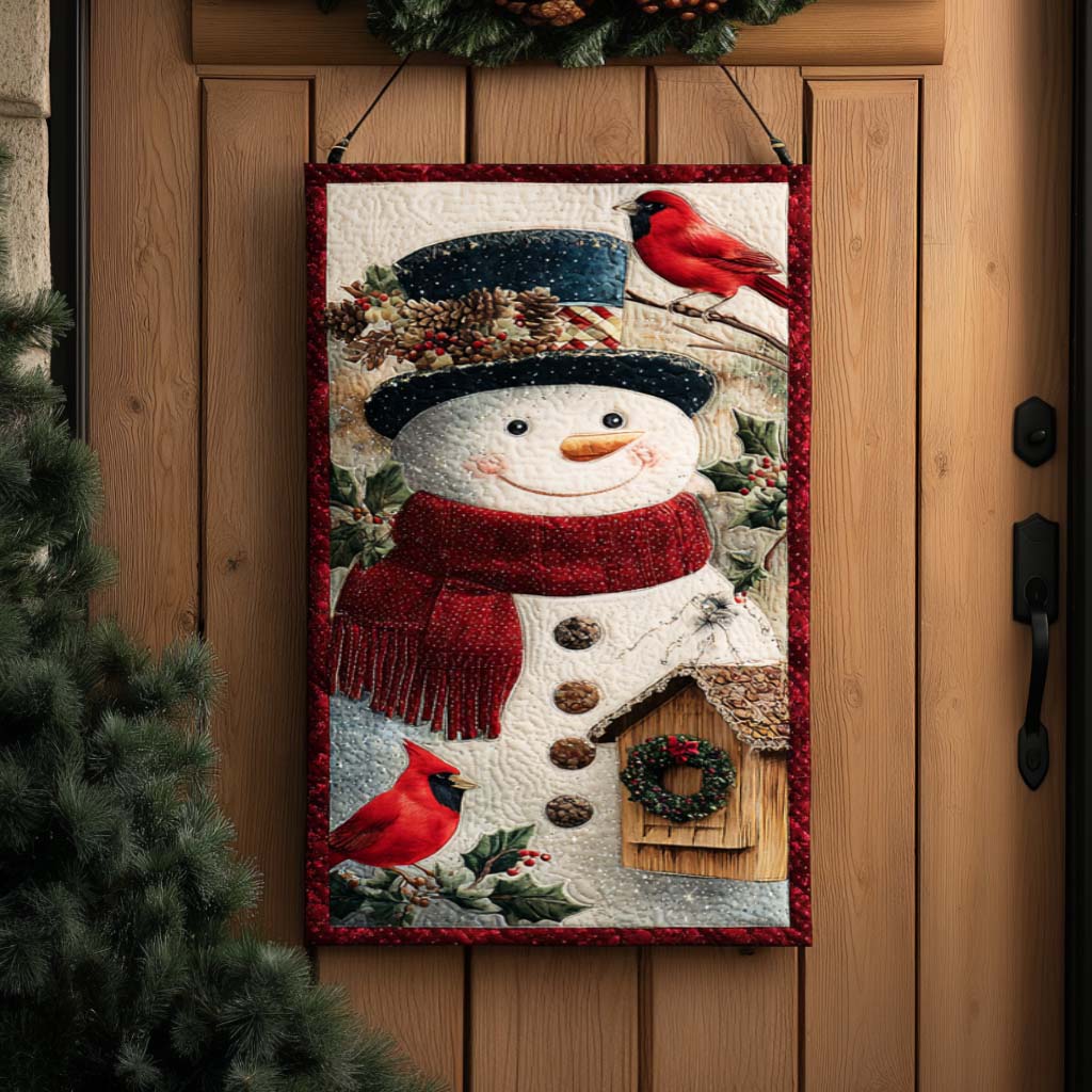 Holly Cheer Quilted Door Banner NCU0NNT2453