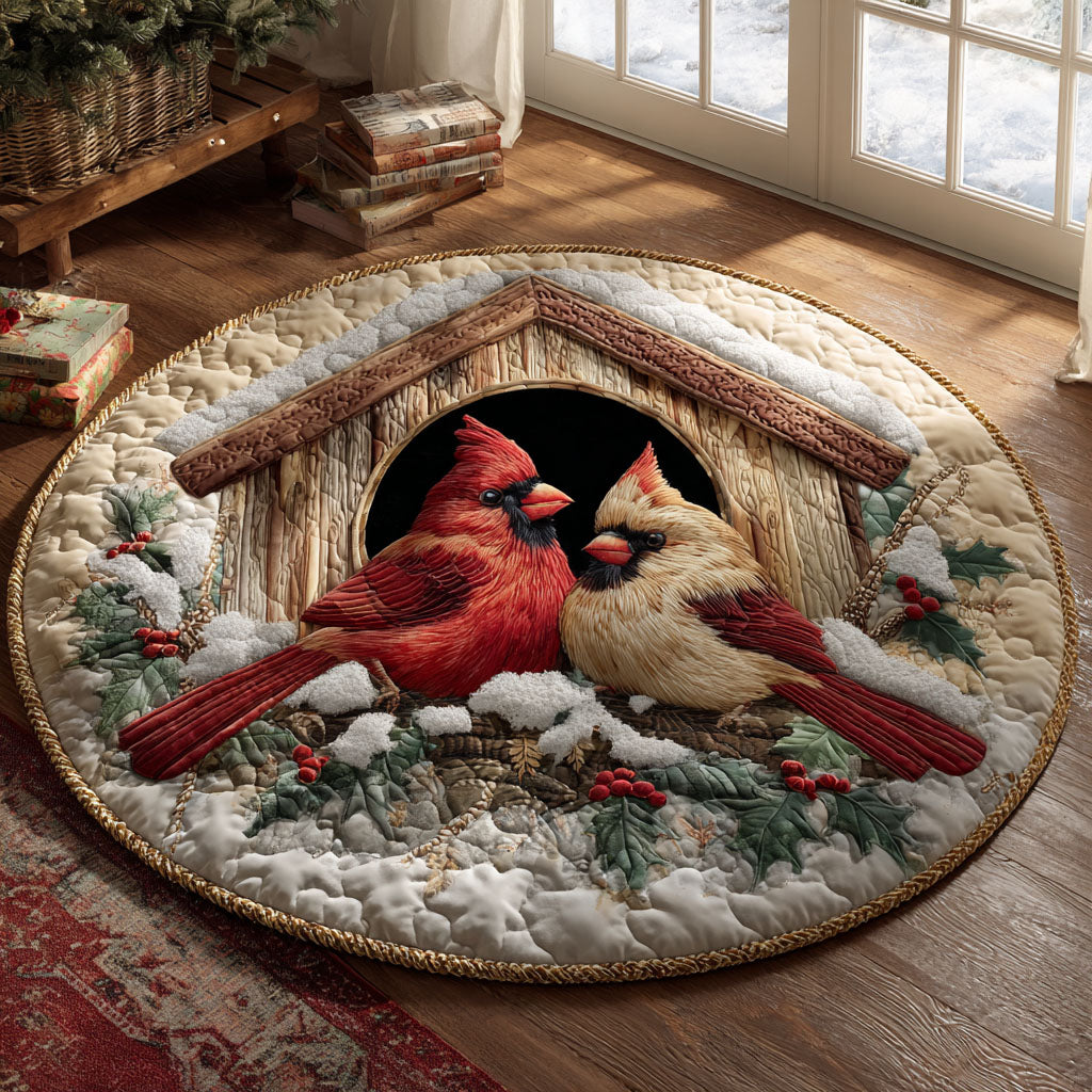 Holly Haven Quilted Round Mat NCU0NTV677