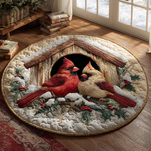 Holly Haven Quilted Round Mat NCU0NTV677