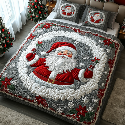 Holly Jolly Night Quilted Bedding Set NCU0DV1945