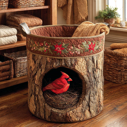 Holly Nest Quilted Laundry Basket NCU0NTV669