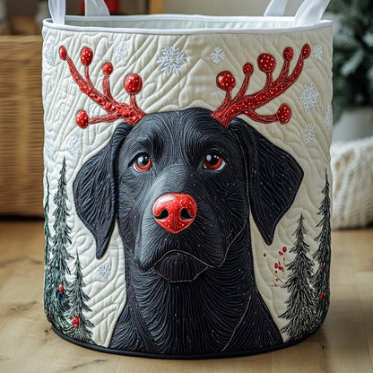 Holly Nose Quilted Laundry Basket NCU0NXD726