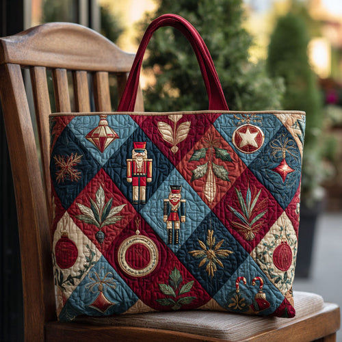 Holly Star Quilted Tote Bag NCU0PTT1703