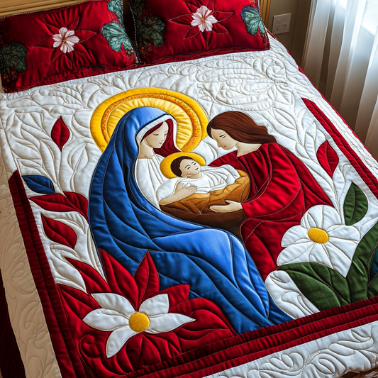 Holy Light Quilted Bedding Set NCU0DV015