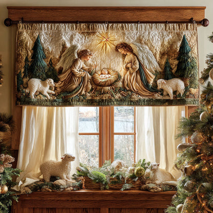 Holy Night Blessing Quilted Valance NCU0NTV506