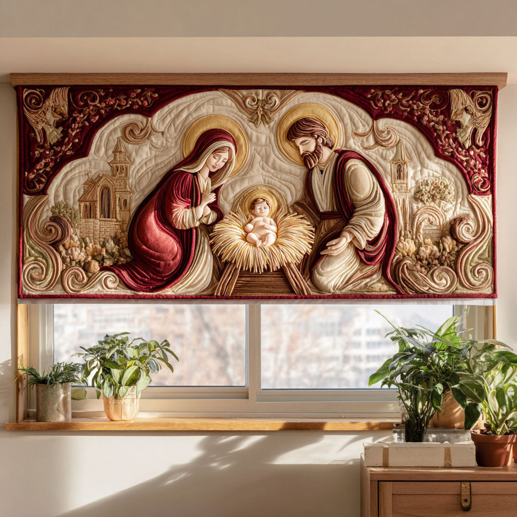 Holy Night Grace Quilted Valance NCU0NTV456