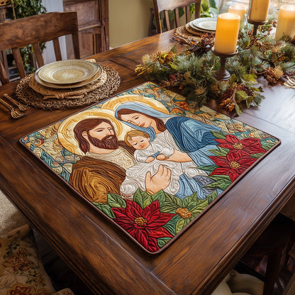Holy Night Quilted Table Topper NCU0TH3354