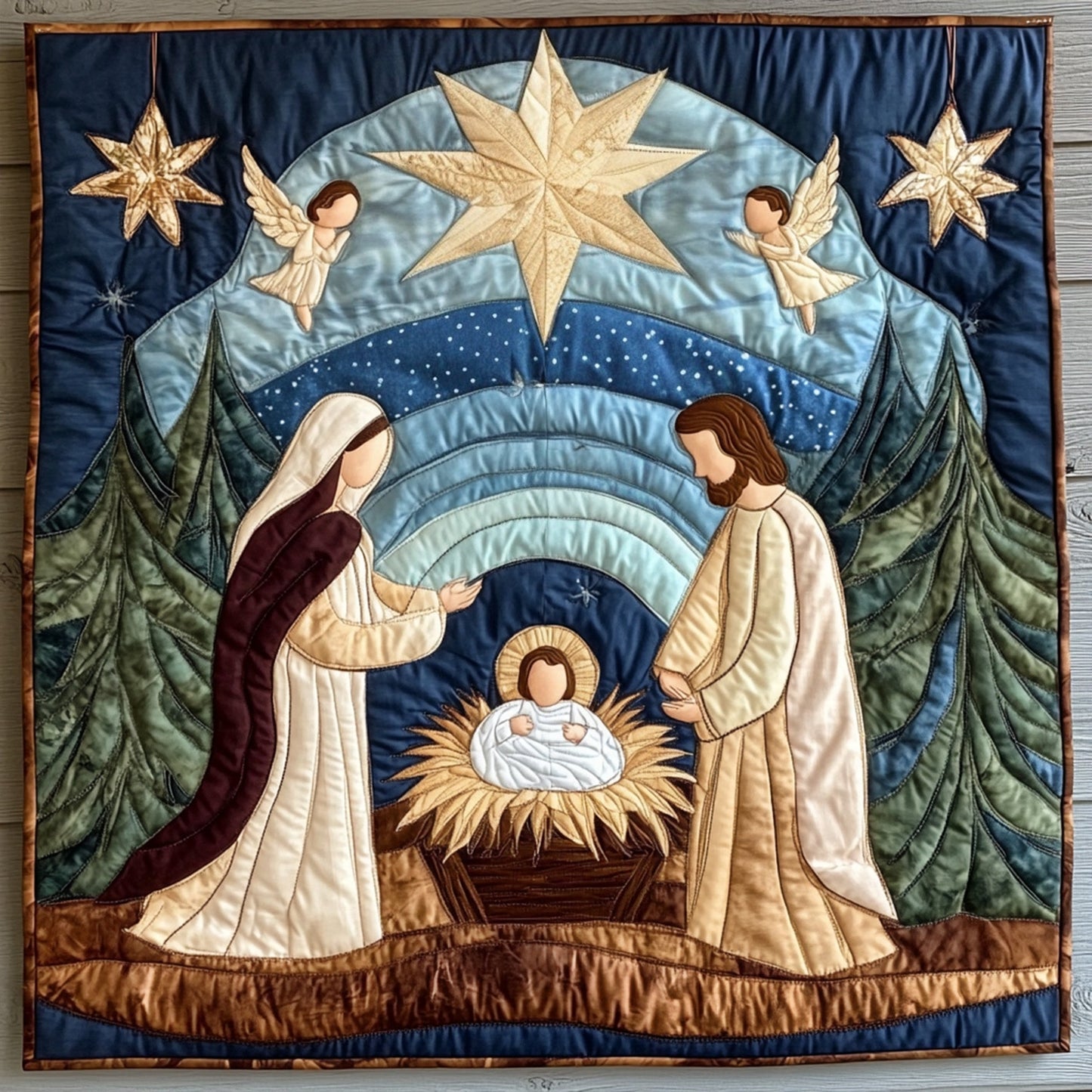 Holy Star Quilted Blanket NCU0PT1443