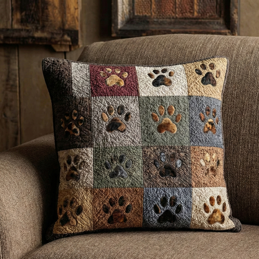 Home Paws Quilted Pillow Case NCU0NXD1311
