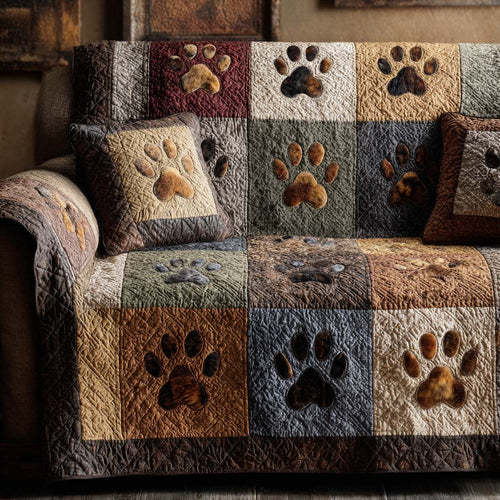 Home Paws Quilted Sofa Cover NCU0NXD1311