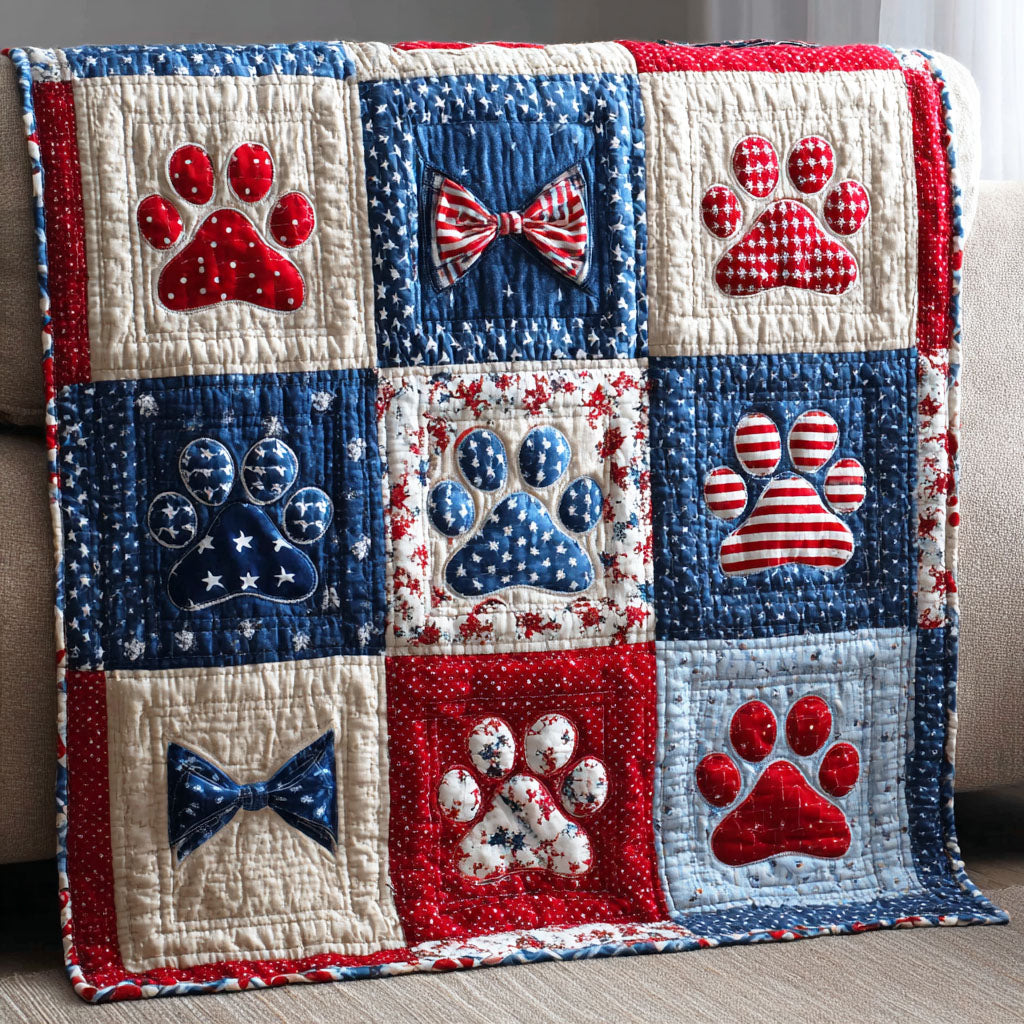 Homefront Paws Quilted Blanket NCU0NTD1563