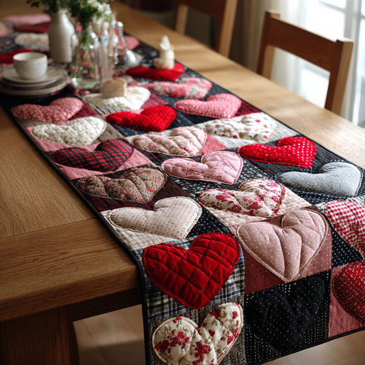 Homestead Heart Quilted Table Runner NCU0NNT2841