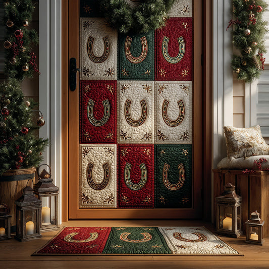 Homestead Patch Quilted Door Cover NCU0LDH030