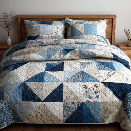 Homestead Star 3-Piece Quilted Bedding Set NCU0DQQ0339