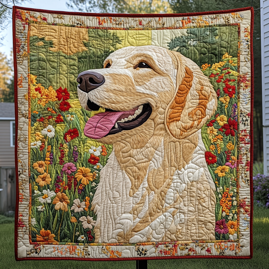 Honeyed Happiness Quilted Blanket NCU0DK1323