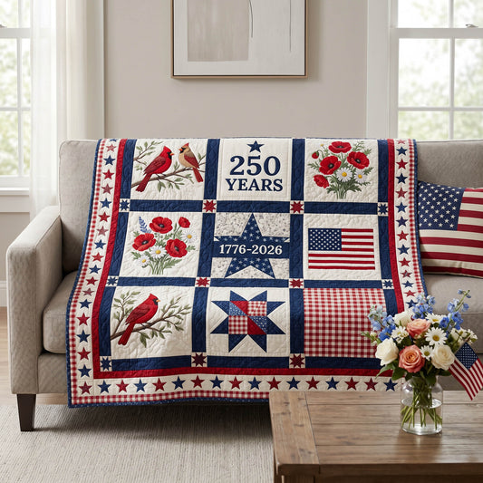 Honor Cardinal Quilted Blanket NCU0NTD1887