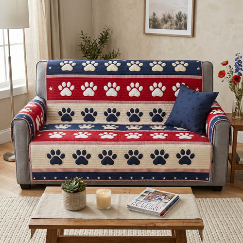 Honor Whiskers Quilted Sofa Cover NCU0NTD1937