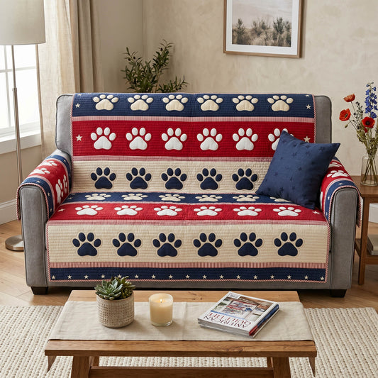 Honor Whiskers Quilted Sofa Cover NCU0NTD1937