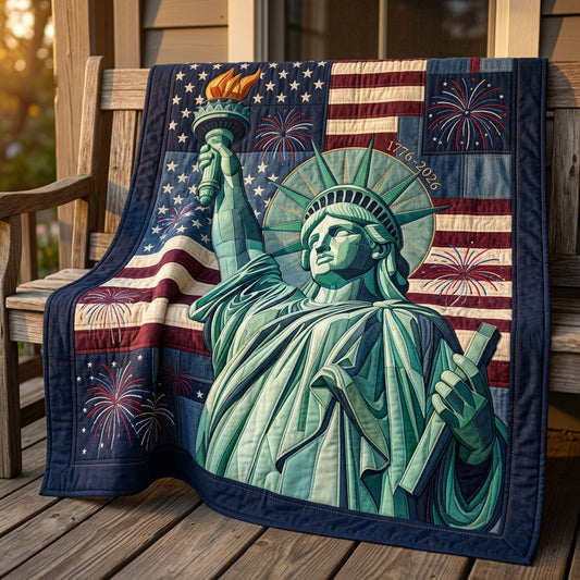 Honor and Liberty Quilted Blanket NCU0HNH1126