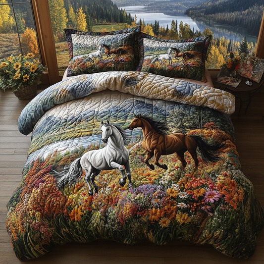 Hoofbeats of Freedom Duvet Cover Set NCU0DV332