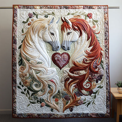Hoofbeats of the Heart Quilted Blanket NCU0PTT107