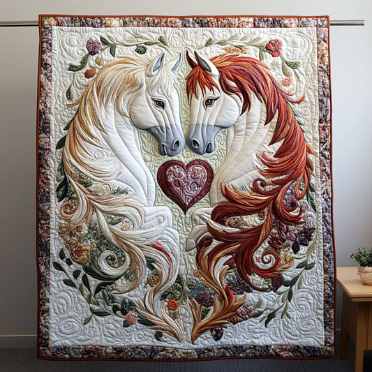 Hoofbeats of the Heart Quilted Blanket NCU0PTT107
