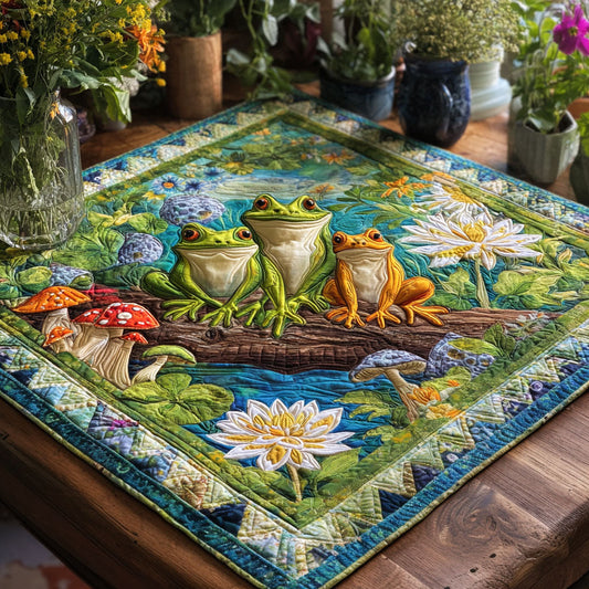 Hoppy Moments Quilted Table Topper NCU0PTT953
