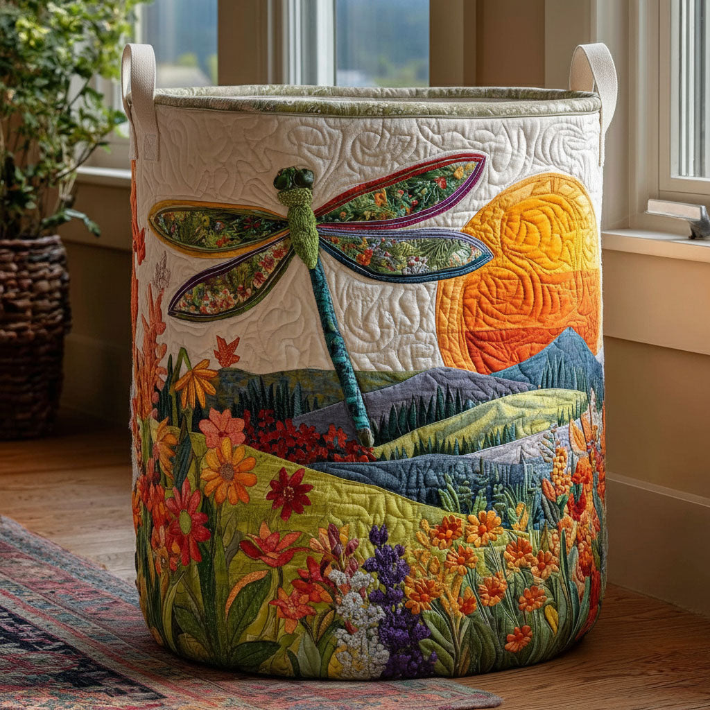 Horizon Dancer Quilted Laundry Basket NCU0PTT2570