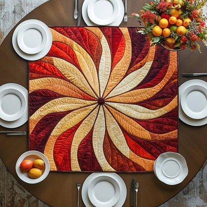 Horizon Ember Quilted Table Topper NCU0NXD081