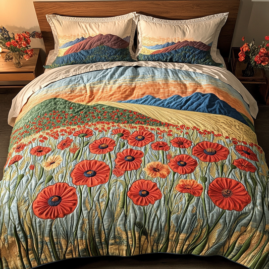 Horizon Hues 3-Piece Quilted Bedding Set NCU0NVH580