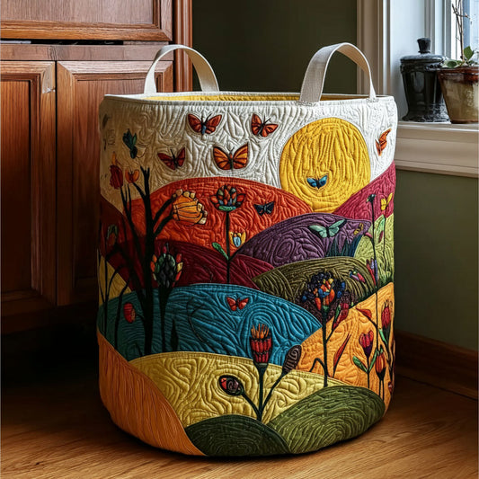 Horizon Wings Quilted Laundry Basket NCU0PTT2590