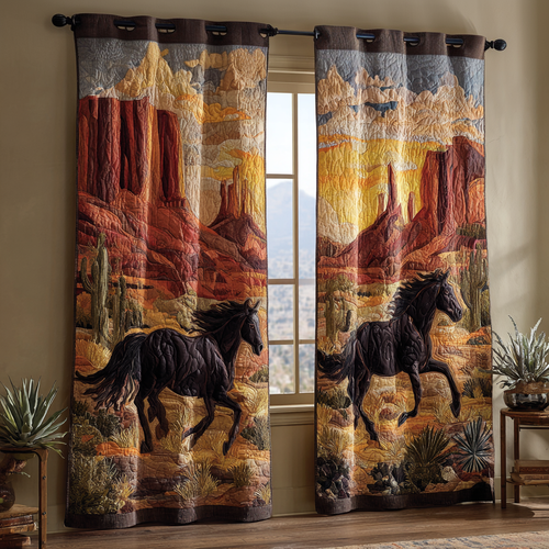 Horse Dream Quilted Curtains NCU0DDK1993