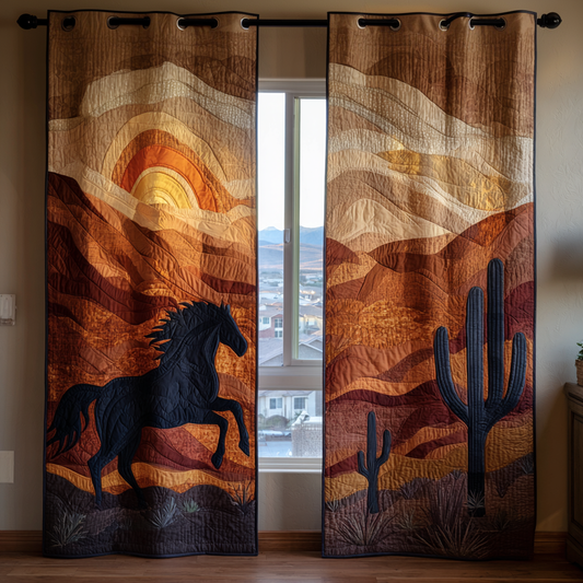 Horse Magic Quilted Curtains NCU0DDK1997