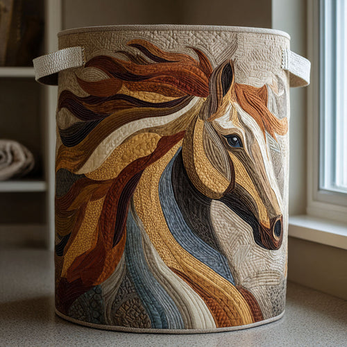 Horse Magic Quilted Laundry Basket NCU0DDK2195