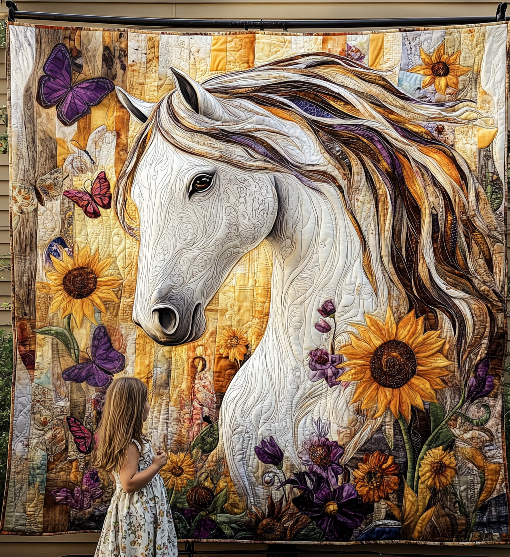 Horse Spirit Art Quilt Hanging NCU0DV846